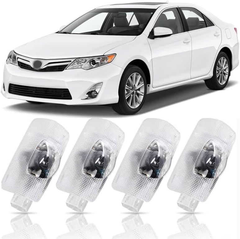 DASONLT Car Door Lights Logo Projector Puddle Lights Compatible with Highlander/Camry/Prius/Sienna/Tundra/Venza/4 Runner Accessories,4PCS No Fade 3D Ghost Shadow Light Upgraded Super Bright Car Light - Image 1